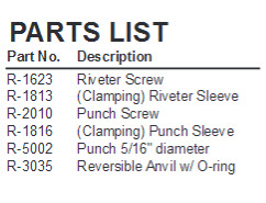 Carver EZ Rivet Tool