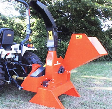 Phoenix Wood Chipper - Tractor Mounted, Three Point Hitch, PTO Powered